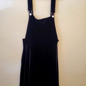 BlackMilk velvet pinafore dress